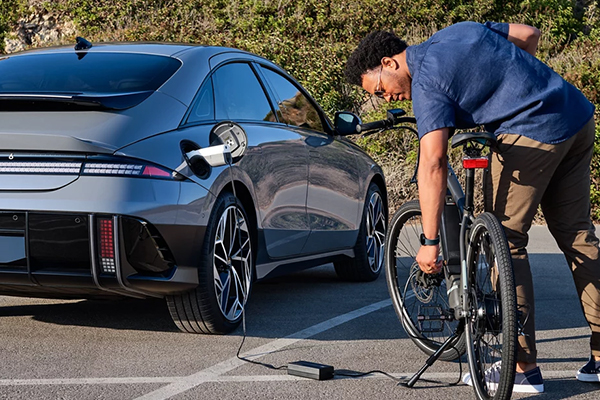 Hyundai plugged up charging